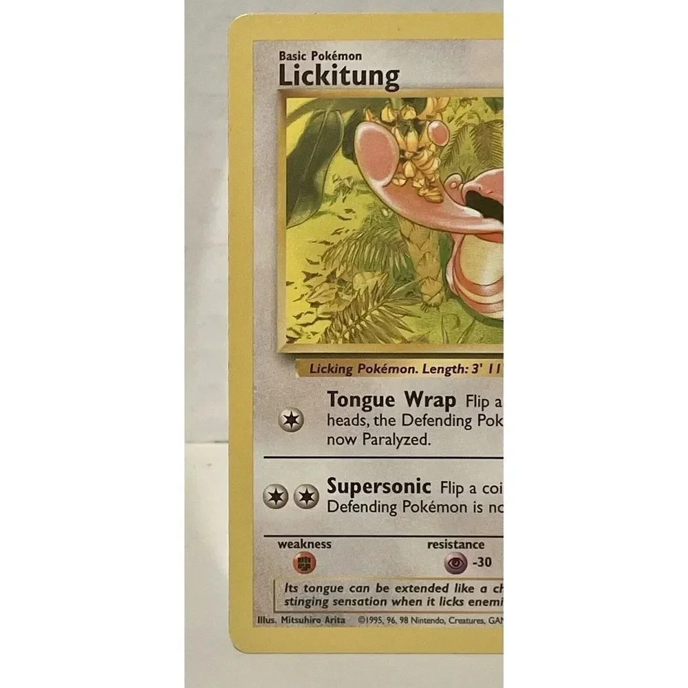 Pokémon TCG Lickitung Jungle‎ 38/64 Regular Unlimited Uncommon, 1999, LP
